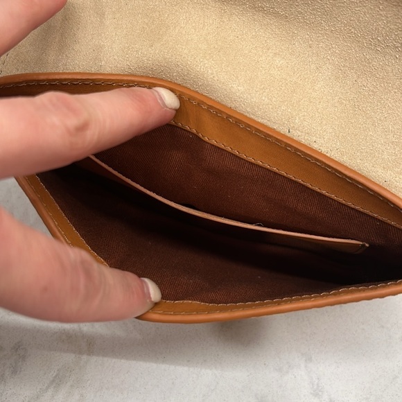 Moral Code Sadie Clutch Cognac NWT - Picture 9 of 16